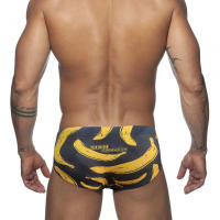 Bragas De Natación Para Hombre En Blanco Estampado De Moda Verano Pantalones De Playa Traje De Baño Deportivo Surfista - details 4