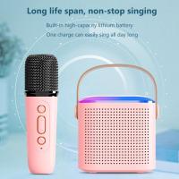 Altavoz portátil Bluetooth, Máquina de Karaoke con micrófono portátil, compatible con Bluetooth, sonido estéreo 5,3, altavoz de Karaoke para cantar, compatible con auriculares de 3,5mm para regalos de cumpleaños, fiestas en casa - details 4