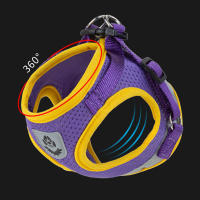 Juego De Arnes Y Correa Para Perros De Verano Transpirable Malla Reflectante Para Mascotas Gatos Y Chihuahuas Yorkies - details 7