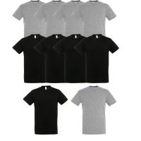 Conjunto de 10 camisetas básicas elegantes y cómodas - UNISEX - Marnaula - details 2