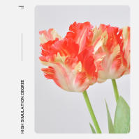 Tulipán Artificial De Pájaro 69CM En Colores Rosa Ligero Blanco Naranja Amarillo Azul Para Decoración De Hogar Hotel Boda Fotografía Props Impresión 3D Hidratante - details 16