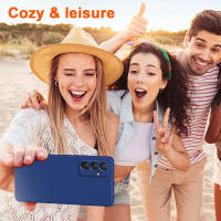 Funda De Silicona Líquida Original Para Samsung Galaxy A05 A05S A15 4G A25 A35 A55 5G Antigolpes Cubierta Trasera Lavable Antisuciedad Antideslizante - details 1