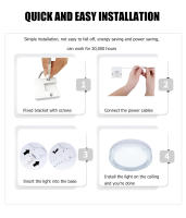 Lámpara De Techo LED Ultrafina IRALAN Con Cristal Redondo Luz Neutra Fría Caliente Para Dormitorio Cocina Balcón Estilo Moderno - details 6