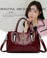 Bolso De Hombro Para Mujer De PU De Alta Calidad Y Tres Capas Suaves Bolso Cruzado De Lujo Diseñador a Main Bolsos De Mujer - details 1