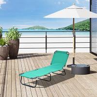 Sillón reclinable plegable con respaldo en 3 ángulo ajustable y estructura de acero para piscina 188*56*28cm - details 0