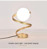 Lámpara De Mesa LED Nórdica Para Iluminación Interior Botón De Encendido Para Dormitorio Sala De Estar Restaurante Decoración De Casa Vidrio Retro - details 11