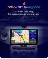 AWESAFE inalámbrico CarPlay Android Auto Radio para Toyota Fortuner Hilux Revo Vigo 2007 2008 2009 2010 2011 2012 2013 2014 2015 coche reproductor multimedia GPS 2 din autoradio volante controles RDS Bluetooth - details 10