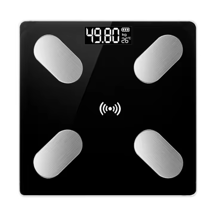 Bascula Grasa Corporal Bluetooth Bascula de Baño Bascula Grasa Corporal y muscular 16 Monitores de Composición Corporal, Bascula de Baño para Andriod y iOS - 1