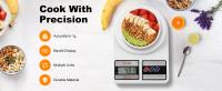 Balanza digital de cocina con capacidad de 22lb/10kg, Balanza de Maple inoxidable para Alimentación con Unidades oz/G | Alimentación por Batería reemplazable | Ideal para preparar Comadas, Cocinar y hornear - details 0