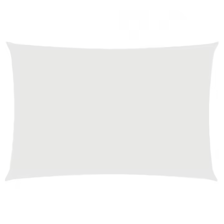 Toldo de Vela Lienzo rectangular Oxford Blanco 2x4m - 1