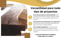 LYSSOLEN - Brocha para Barniz de 8” con Pelo de Cerda Natural - Diseño Profesional y Duradero - Ideal para Acabados Suaves y Precisos - Perfecta para Madera y Superficies Lisas - Fabricación Europea - details 3