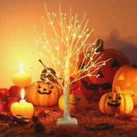 Árbol De Navidad Con 144 Lámparas LED Blanco Cálido Para Decoración De Fiestas Y Vacaciones Con Alimentación USB Regalo Para Halloween Y Pascua - details 1