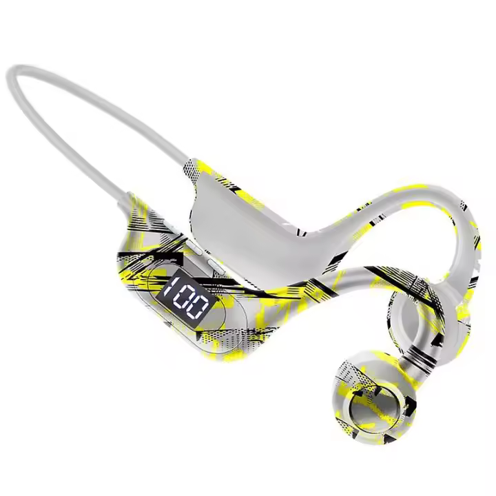 Auriculares Bluetooth de conducción ósea V5.3 gancho para la oreja Conducción ósea Deportes inalámbricos al aire libre - 1