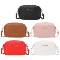 Bolso De Hombro Para Mujer En PU De Lujo Con Bordado De Lingge Negro Bolso Bandolera Pequeño Bolsa De Almacenamiento Moda - details 12
