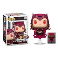 Funko Wanda Scarlet GITD exclusiva Witch book libro levitating llevitando Madness Glow   Bruja Escarlata 823 Wandavision Marvel Funko Pop - details 1