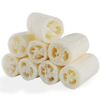 Pack De 4 Loofahs Orgánicos Para Spa Exfoliante Natural Esponja De Limpieza Corporal Que Elimina La Piel Muerta Microfibra 4 Pulgadas - details 0