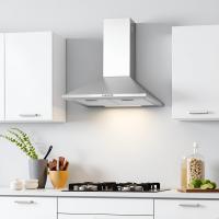 Apelson Campana Extractora 60 cm de Pared HELIA 600 Control Mecánico 3 Niveles Extracción Gran Potencia 260 m3/h Extra Silenciosa 54dB LED Fácil Instalación Color Gris - details 0