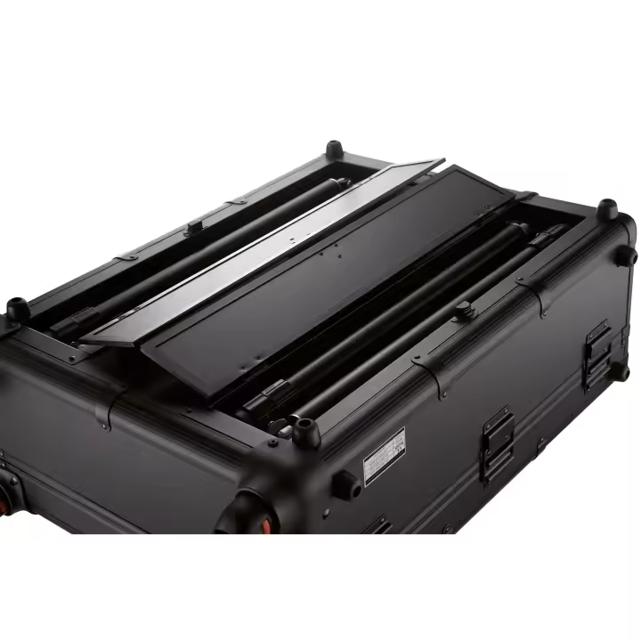 TOCADOR PORTÁTIL PARA MAQUILLAJE NEGRO 59X46X22 CM. (marca: Eurostil) - 1