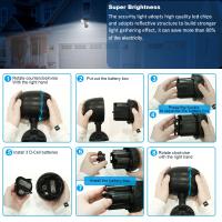 Lámpara De Exterior Con Sensor De Movimiento IP65 6LED 360°Adjustable Para Garage Escaleras Pilares Luz De Pared Contemporánea Fuente De Alimentación Batería - details 5
