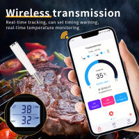 Termómetro De Carne Inalámbrico Bluetooth Para Barbacoa Asador Y Horno Herramienta De Cocina Para Carne Y Queso Medidor De Temperatura Accesorios Para Cocina - details 2