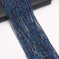 Piedras Naturales Esmeralda Brillante Pequeñas Perlas De Cuarzo Para Hacer Joyas Collar Pulsera Accesorios 14 Pulgadas - details 9