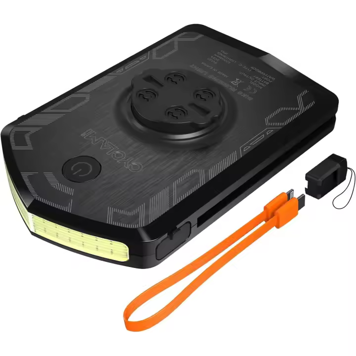 RAVEMEN FR160 Compatible con Garmin Ciclocomputadores,6 Modos Luces de Circulación Diurna con luz Intermitente de Advertencia,Tipo-C IPX6 a Prueba de Agua - 1