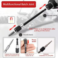 3Pcs Rodillo De Extensión Hexagonal Para Taladro Eléctrico Con Cierre Rápido Y Autolock Herramienta De Transferencia Rápida Para Destornillador - details 4
