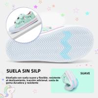 Zapatillas De Lona Para Niños Y Niñas Con Doble Correa De Dibujos Animados Zapatos Casuales Transpirables Y De Secado Rápido Para Edades 7-12m a 12+y - details 20