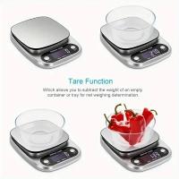 Báscula De Cocina Digital Precisa 22lb Capacidad Para Café Carne Y Más Unidad De Medición En Gramos Y Onzas Ideal Para Cocina Y Hornear - details 6