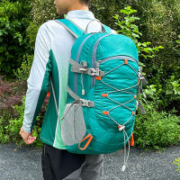 Mochila De Camping Plegable 40L Para Hombres Y Mujeres Bolso De Hombro Impermeable Ultraligera Deportiva Para Viajes Senderismo Trekking - details 11