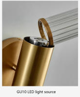 Lámpara De Pared De Vidrio Lujo Nórdico Con Efecto Ondas De Agua En Aleación De Aluminio Para Decoración De Pasillo Sala De Estar Y Dormitorio - details 4