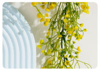Plantas Artificiales Verdes 83cm Flores Falsas Vínculo Hiedra Uso En Jardín Decoración De Pared Para Fiestas Y Hogar - details 8