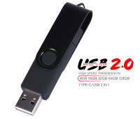 JASTER Lote De 10 Memoria Stick USB 128GB Con Cadena De Llave 64GB 32GB 16GB Tipo C Para Teléfono Disco De Memoria Plástico - details 6