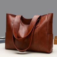 Bolso De Hombro Para Mujer Gran Capacidad Tote De Cuero Suave Bolso Diario Para Comunicación Diaria Confortable Versátil - details 5