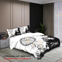 Juego De Cama De 3 Piezas Con Patrón De Atrapadreams Negro Y Blanco Para Cama De Tamaño Doble Reina King Para Dormitorio Y Habitación De Invitados Estilo Moderno - details 1