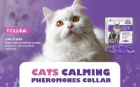 Collar De Feliway Para Perros Y Gatos 3/4 Piezas Alivia El Ansiedad Ajustable Y Cómodo Para Puppies Kitten Grandes Mascotas Accesorios Para Animales De Compañía - details 4