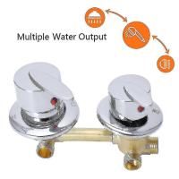 Grifo de la ducha de 4 vías Control de latón Ducha Grifos Cabina-Hao-En Stock Mezclador de Ducha - details 0