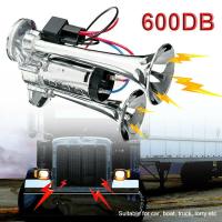 Bocina De Tren Doble Tocador 600DB Super Fuerte Para Camiones 12V Acero Inoxidable Electrónica De Alta Decibel Acabado Cromo Con Altavoz Para Coche - details 0