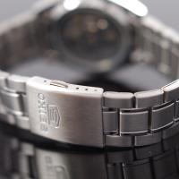 reloj automático hombre Seiko 5 SNKL51K1 38mm correa de acero - details 3