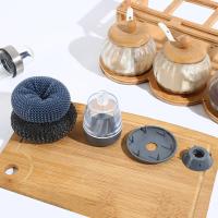 Kit De Limpieza Para Cocina Con Cepillo De Acero Para Eliminar Oxydación En Sartenes Y Ollas Cepillo De Escarabajo De Plástico Para Metal Herramienta De Limpieza Para Cocina - details 10