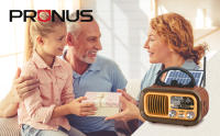 Altavoz Bluetooth Multifunción Retro Radio FM AM SW Con Paneles Solares Recargables Radio Cortafuegos Subwoofer Audio Portátil - details 6