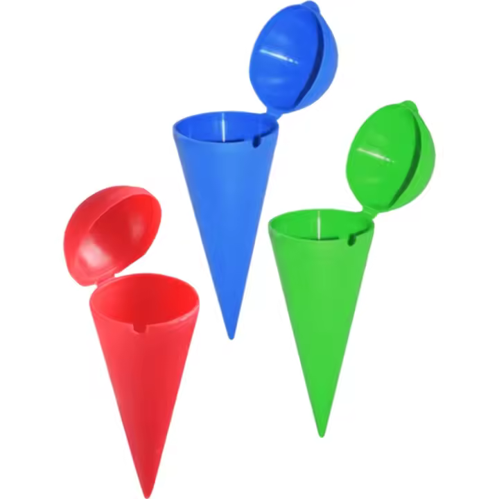 LILI HOME ♻️ Pack x3 Ceniceros de Playa – ¡Cuidá el entorno con estilo! 🎨 Colores surtidos: Se envían en colores aleatorios 🧱 Material: Plástico resistente de alta calidad  Son ideales para mantener la arena limpia y libre de colillas. Reutiliz - 1