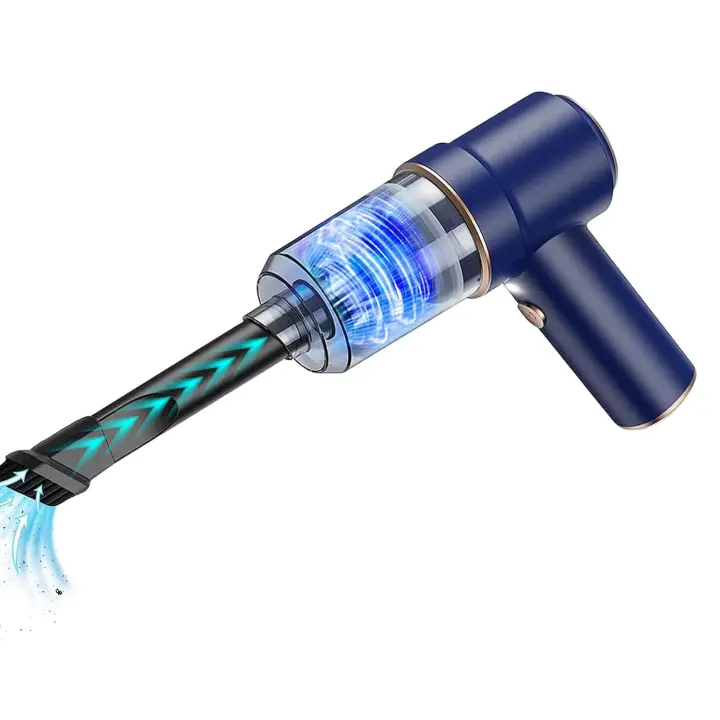 Aspirador de Mano Portátil, sin Cable, 6000Pa de succión Potente, Aspiradora Ligera Multifunction para Coche, Casa y Oficina - 1