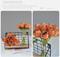 Bouquet De Rosas Rosa De 24CM Decoración Para El Hogar Propiedades Fotográficas Guía De Carretera Para Boda Flores Artificiales - details 37