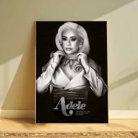 Póster HD De Adele Artista Musical Para Decoración De Sala De Estar Bar Office Imagen Clásica Resistente Al Agua Y Adhesiva - details 12