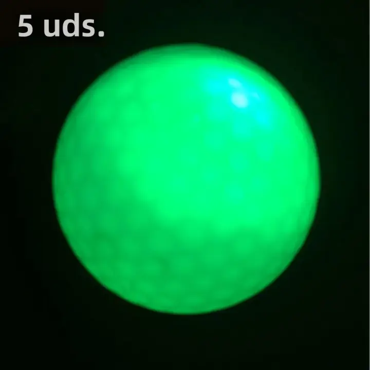 Bolas De Golf Profesionales LED Luminosas Para Jugar De Noche 5Pcs Recargables Y Con Luminiscencia Duradera Bolas De Práctica De Golf - 1