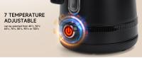 AIGOSTAR Hervidor de Agua con Regulador de Temperatura,Regulable 40°C a 100°C, con Pantalla LED（1,7 L, 2200W, Acero Inoxidable ) - details 2
