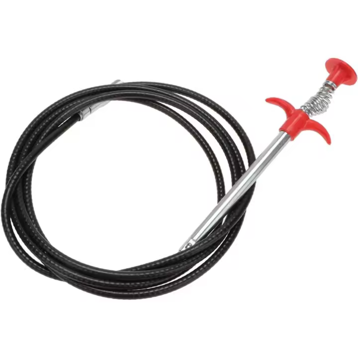 Herramienta Grabber flexible Herramienta de limpieza de drenaje Herramienta de recogida de garra extensible Herramienta de captura de primavera para recogida de basura Desagües de fregadero de casa - 1