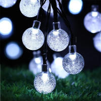 Cadena De Luces LED 3M Cristal De Bola Para Jardín Camping Decoraciones De Ramadan Instalación Autónoma Forma De Bola - details 11