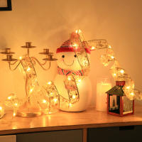 Cinta De Navidad Luminosa Con Lazo Dorado De 2-10M Luces De Hada Para Decoración De Árbol Y Regalos En Fiestas Y Hogar - details 3